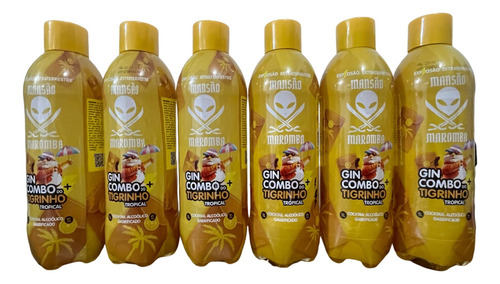 Gin Mansão Maromba Tropical Combo 1l - Do Tigrinho Sabor Frutas tropicais
