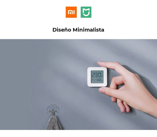 Imagen 6 de 6 de Termómetro Higrómetro Digital Xiaomi Humedad Temperatura