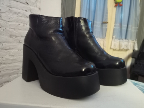 Botas Con Plataforma Mujer