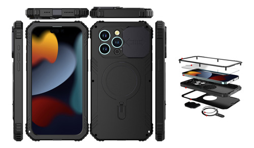 Capa Blindada P/ iPhone 15 /15 Pro/ 15 Pro Max Proteção 360