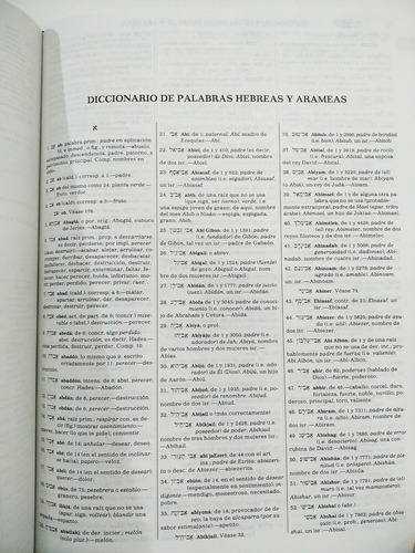 Imagen 9 de 10 de Concordancia Strong Exhaustiva De Biblia Dicc. Hebreo/griego