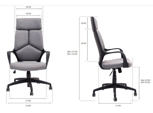 Imagen 5 de 7 de Sillón Ejecutivo Gerencial Escritorio Basculante Sun Black