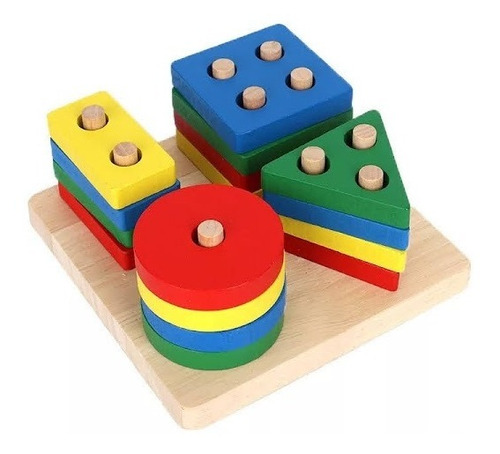 Pack 3 Rompecabezas Madera Número Juego Didáctico Matematica