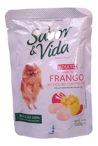Sabor Y Vida, Pollo - Alimento Húmedo Para Perros