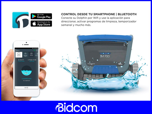 Robot Barrefondo Dolphin M700 Wifi + Kit Mantenimiento