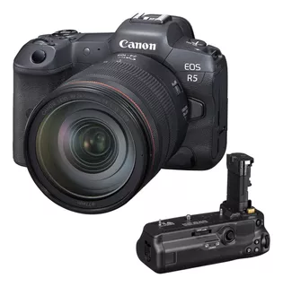 Kit Câmera Canon Eos R5 8k 45mp + 24-105mm F/4l + Grip Bgr10