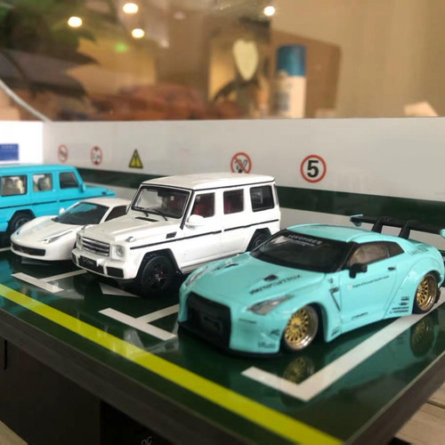 1:64 Scale Diecast Racing Model Car Wheel Estilo A