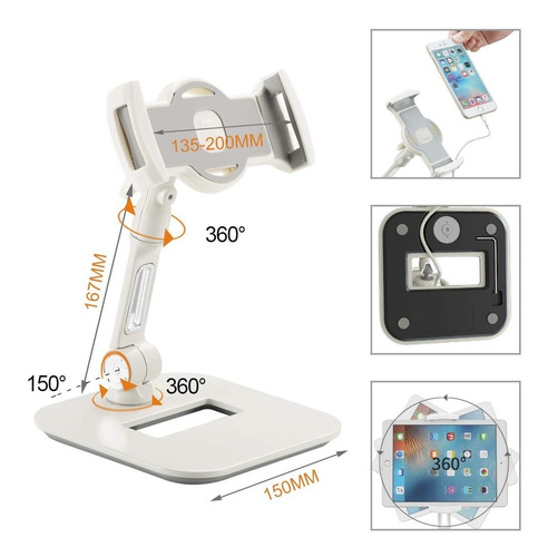 Imagen 7 de 7 de Soporte Escritorio Celular - Tablet Barato