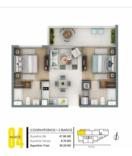 Se Vende Como Nuevo 2d2b Con Estacionamiento Y Bodega 2600uf