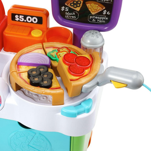 Vtech Leapfrog Juguete Carrito Para Pizza, Luces Y Sonidos. Color Verde