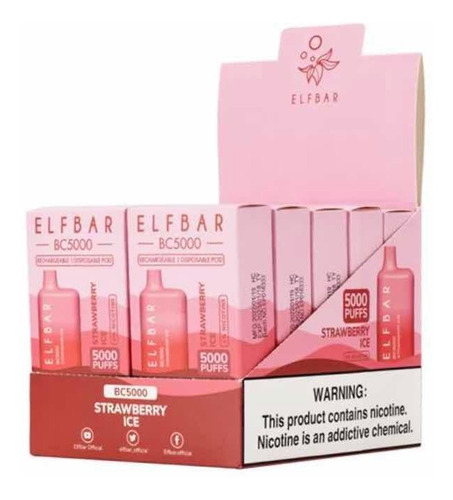 Imagen 3 de 4 de Elf Bar De 5000 Caladas Recargable