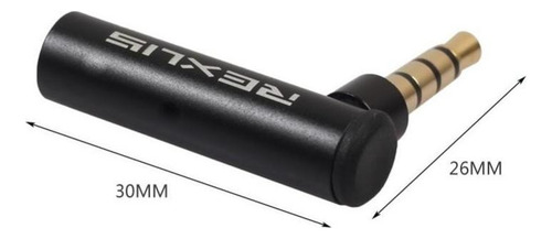 Conector Adaptador De Audio Macho A Hembra De 3,5 Mm