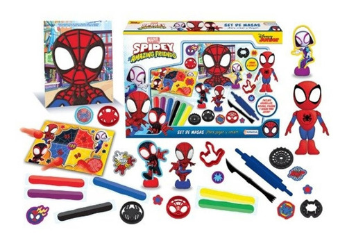 Set Masas Disney Frozen Mickey Spiderman Niños Tapimovil