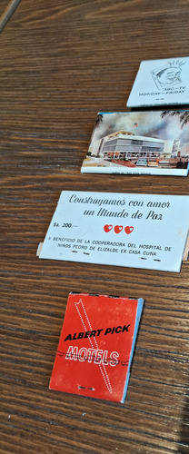 Set Caja De Fosforos Cerillas Antiguos (Usado)