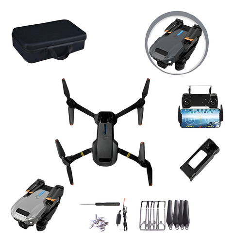 Mini Drone Jauz 4k Retrátil 1 Bateria Cinza Com Bolsa Contro