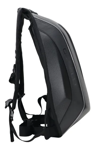Mochila Para Moto Impermeable Ornelli Casco Negra Motos.shop