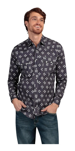 Camisa Moderna Manga Larga Wrangler Hombre 909