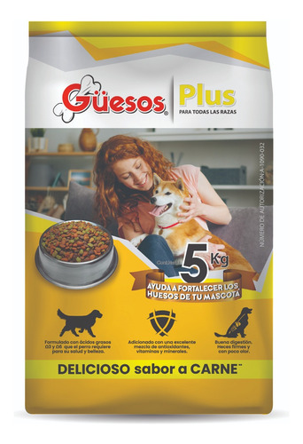 Alimento Para Perros Güesos Plus 5 Kg