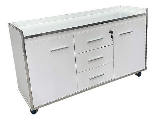 Telefonera Presidencial Blanca White