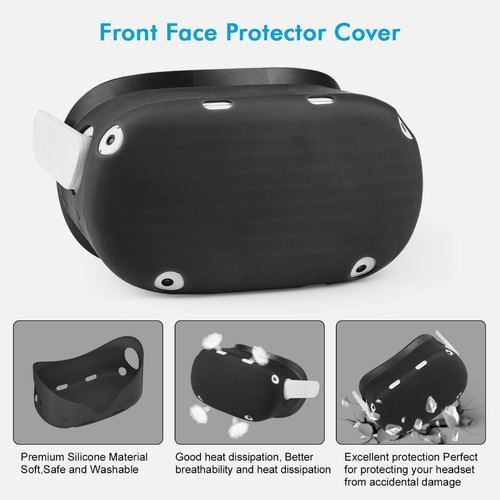 1 Capa Protetora De Acessórios Para Vr Oculus Quest2 Cor