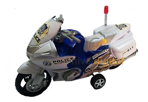Moto Policia Friccion Vehiculo Juguete Infantil Oferta Niño