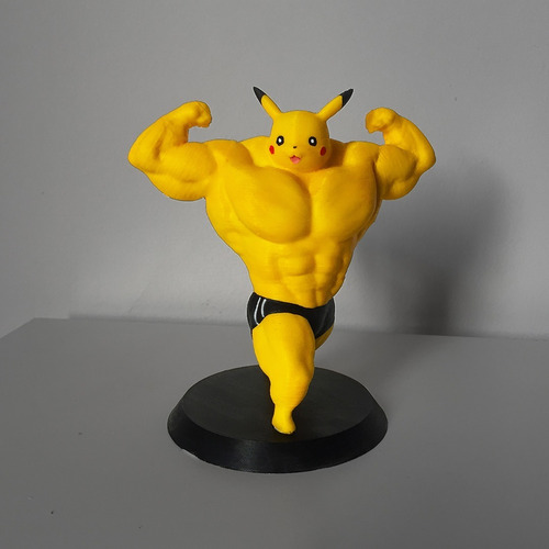Combo X4 Pokémon Musculosos 10cm Impresos 3d Pokémon Go