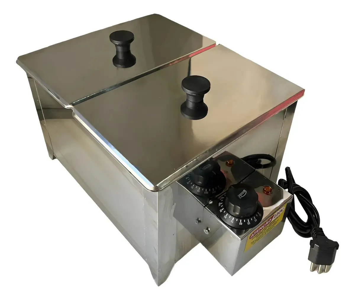 Derretedeira De Chocolate Molheira 5 Kg 2cubas 1/4