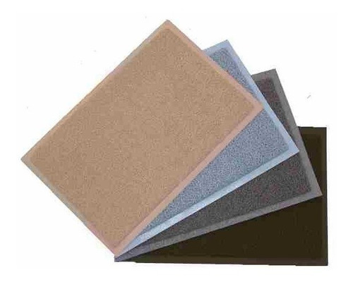 Imagen 3 de 10 de Felpudo Alfombra Tapete Pvc 90x60 Sanitizante Sin Base