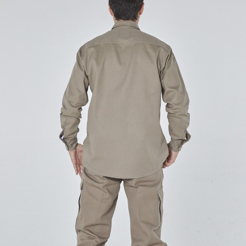 Camisa De Trabajo Pampero Grafa Talle 38 Al 48 - No Ombu