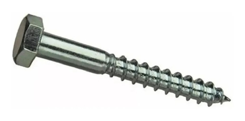 Tornillo Tirafondo Hexagonal Zincado 3/16 X 1.1/4 X250 U Tel