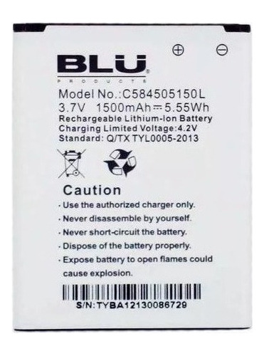 Batería Celular Blu Star 4.0 Original 4g Usb Wifi Mp3 3g Gb