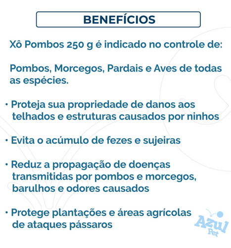 O Que Fazer Para Afastar Pardais Do Telhado Quimiagri 250g