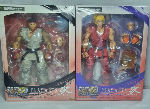 Figura Ken Play Arts Kai, Buen Estado. (Usado)