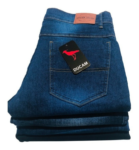 Imagem 5 de 5 de Kit 2 Calça Jeans Masculina Slim Elastano Temos 3 Modelos