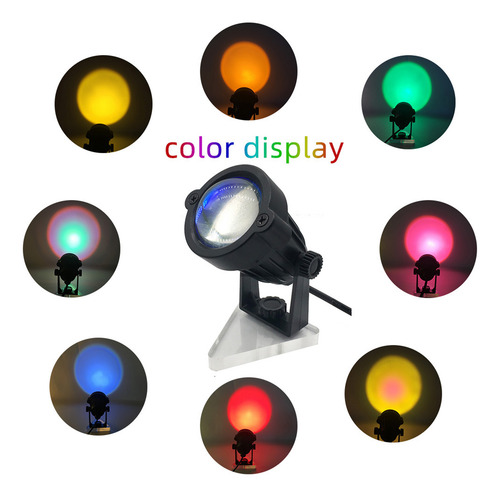 Lámpara De Proyección Sunset Light Proyector Led Night