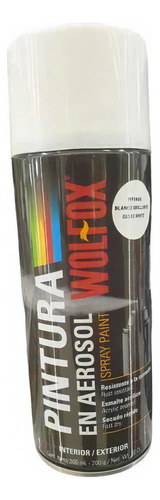 Pintura Aerosol Varios Colores Woolfox Color Bco Mate