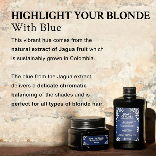 Shampoo Davines Heart Of Glass Silkening Para Cuidados Com L
