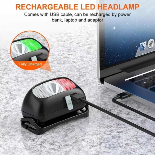 Imagen 4 de 10 de Luz Led Para La Cabeza Tipo Minero Multiuso
