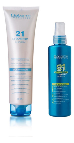 Shampoo Salerm 21 Proteína De Seda 300ml + Salerm 21 Express