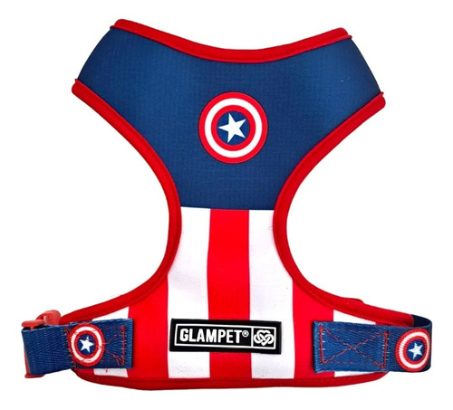 Arnés Talla L Para Perro Glampet Capitan America