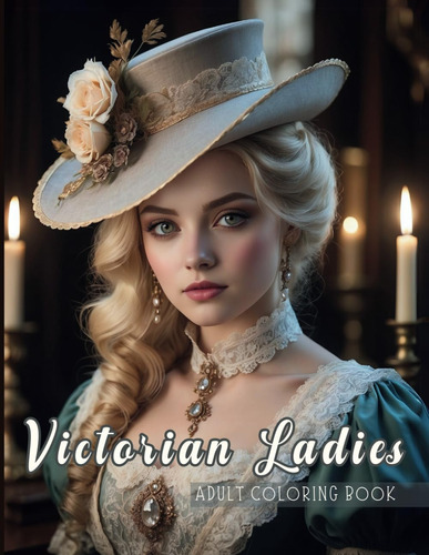 Libro: Victorian Ladies Coloring Book: Beautiful And Realist