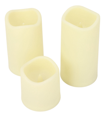 Velas Led, 3 Peças, Temporização De Velas, Vários Modos Elet