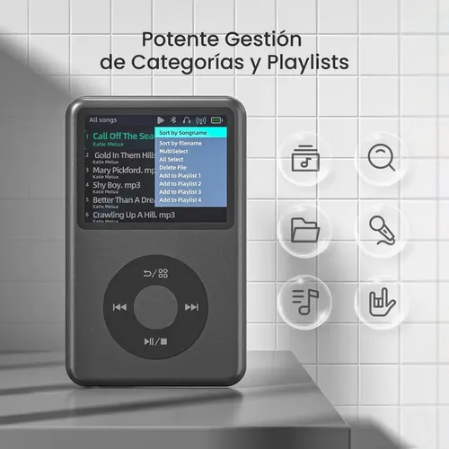 Leitor De Mp3 Innioasis Y1 64 Gb Com Bluetooth E Hifi | MercadoLivre