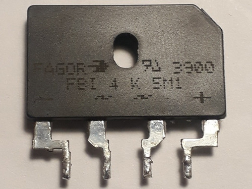 Puente Diodos Rectificador Fagor Original Fbi4k 5m1 4a 600v (Usado)