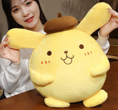 Mz Peluche Pompompurin 40 Cm Excelente Bordado Nuevo Woow