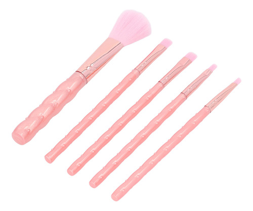 Juego De Brochas De Maquillaje Suaves, 5 Piezas, Brochas Cos