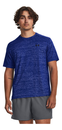 Remera Under Armour Tech Vent Jacquard Hombre Training Azul