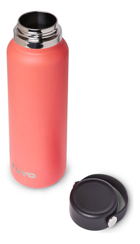 Garrafa Térmica Isolada A Vácuo Tuyo Parede Dupla 1,2l Inox Cor Salmão