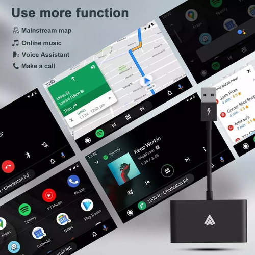 Conversor De Adaptador De Carro Sem Fio Android Para C