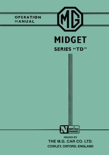 Libro:  Mg Midget Series  Td  Operation Manual